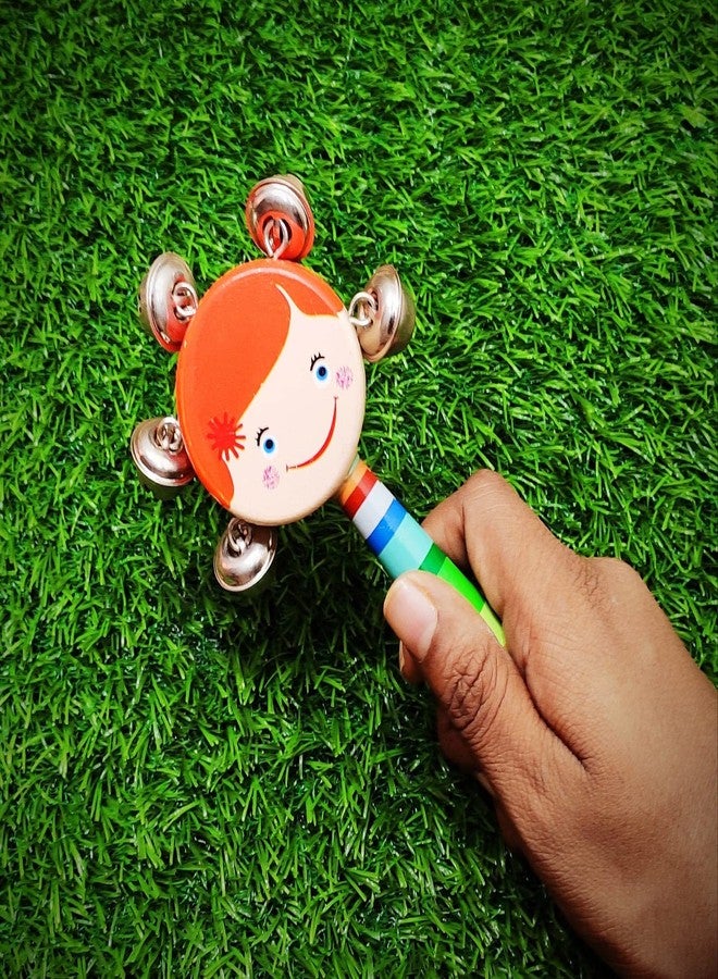 Vemlons Rattle Toy Jhunjhuna Wooden Toy jhunjhuna Wooden Colourful Toys for New Born Baby, Musical Infant Toy, / Dugi Dugi Rattle Sweet Cuddle Infant of JhunJhunas - Image 3